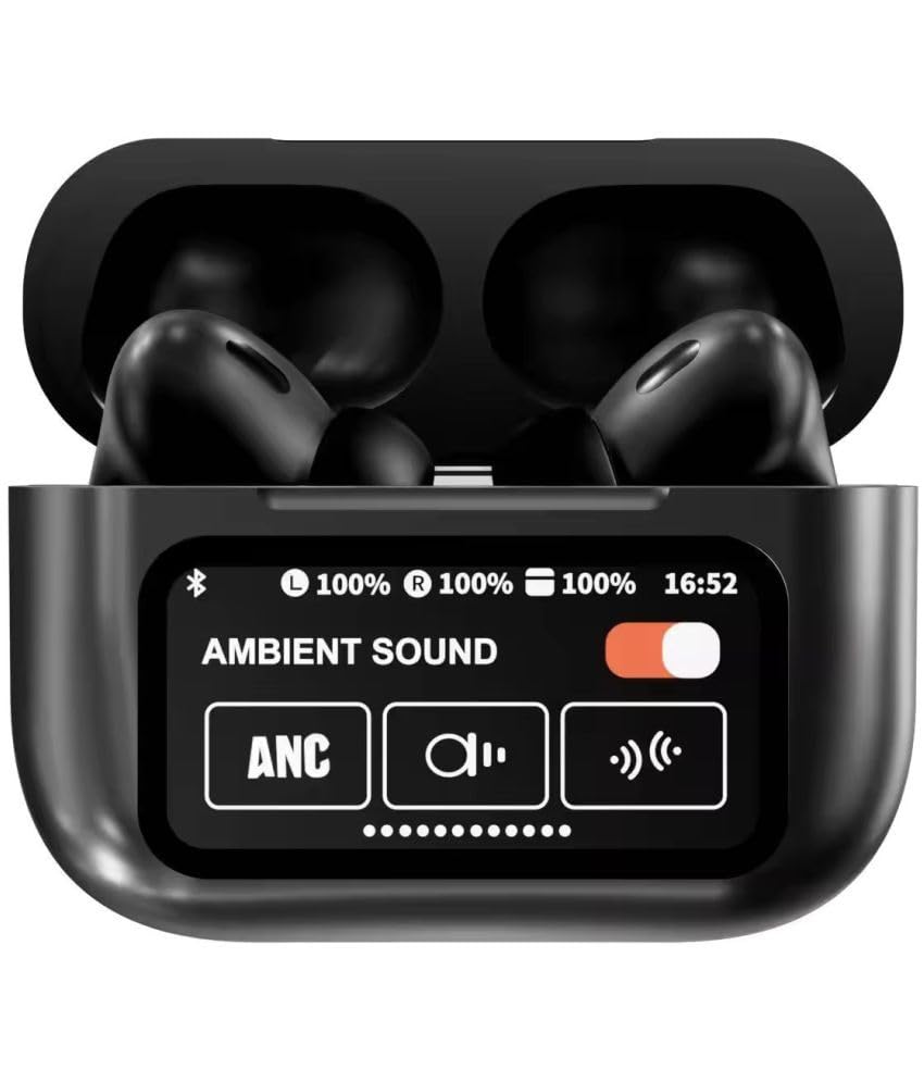 A9 Pro Screen TWS True Wireless Earbuds with ANC & Smart Features